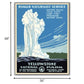 HomeRoots 36" x 48" Yellowstone National Park c1938 Vintage Travel Poster Wall Art
