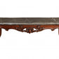 HomeRoots 36' x 63' x 20' Marble Walnut Wood Coffee Table