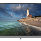 HomeRoots 38" Beach with White Light House 6 Giclee Wrap Canvas Wall Art