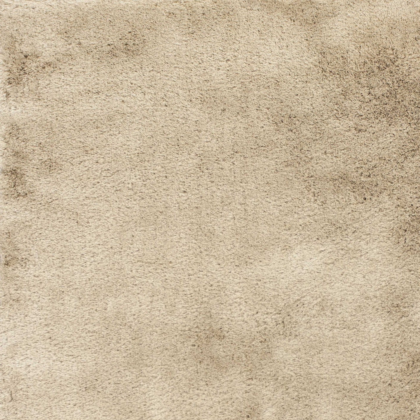 HomeRoots 3.3" x 5.3" UV Treated Polyester Area Rug in Sand Finish
