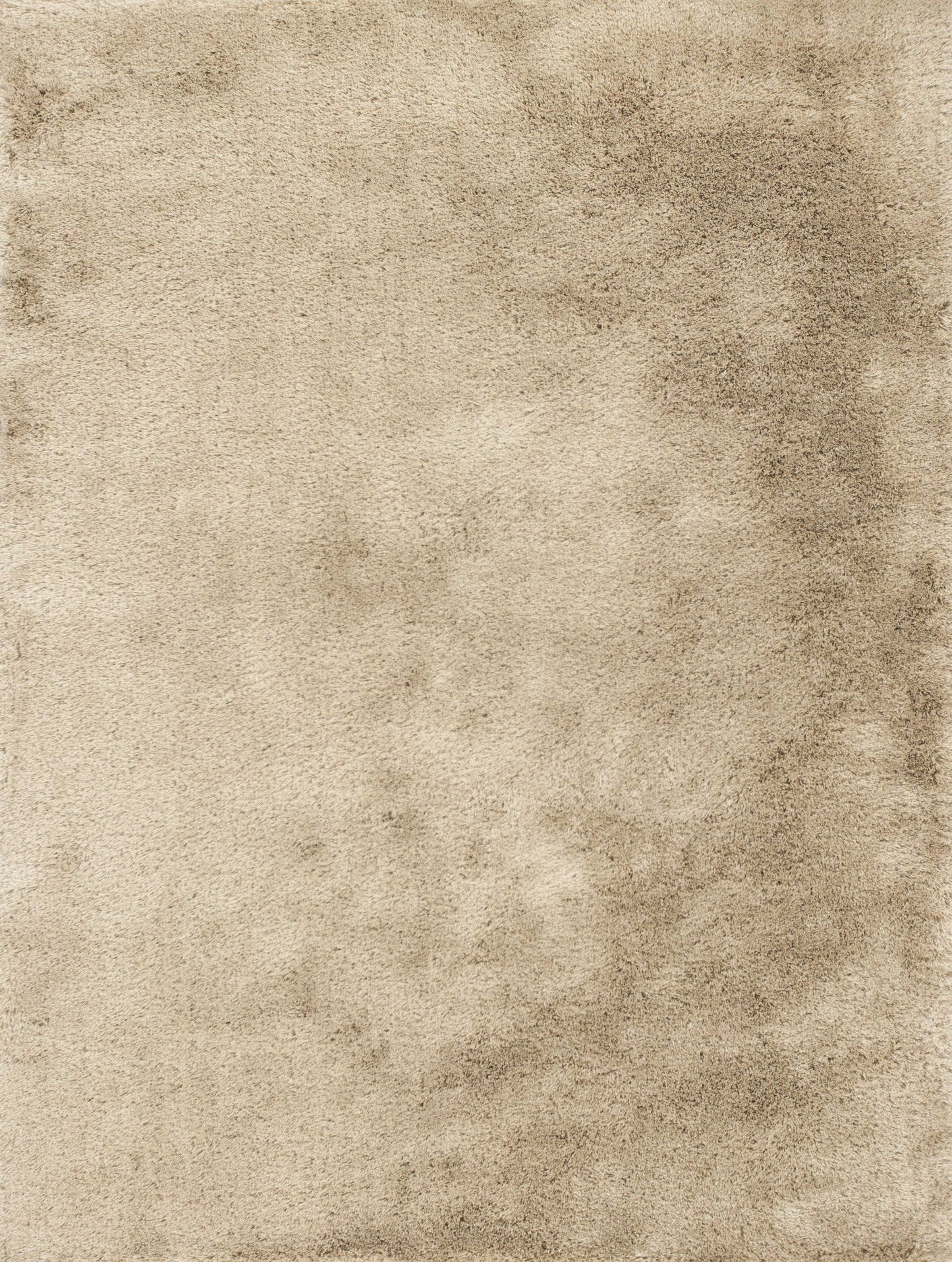 HomeRoots 3.3" x 5.3" UV Treated Polyester Area Rug in Sand Finish