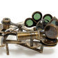 HomeRoots 4" x 4.5" x 2.5" Nautical Sextant in Wood Box Medium
