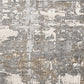 HomeRoots 4' x 6' Beige and Gray Distressed Area Rug