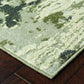 HomeRoots 4' x 6' Gray and Ivory Abstract Area Rug