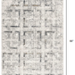 HomeRoots 4' x 6' Gray and Ivory Abstract Distressed Area Rug