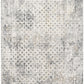 HomeRoots 4' x 6' Gray and Ivory Distressed Area Rug