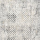 HomeRoots 4' x 6' Gray and Ivory Distressed Area Rug
