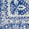 HomeRoots 4' x 6' Ivory and Navy Geometric Area Rug