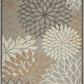 HomeRoots 4’ x 6’ Natural and Gray Indoor Outdoor Area Rug
