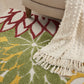 HomeRoots 4' x 6' Red Warm Harvest Indoor Outdoor Area Rug