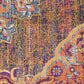 HomeRoots 4' x 6' Rustic Orange Medallion Area Rug