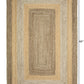HomeRoots 4' x 6' Tan and Beige Bordered Area Rug