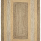 HomeRoots 4' x 6' Tan and Beige Bordered Area Rug