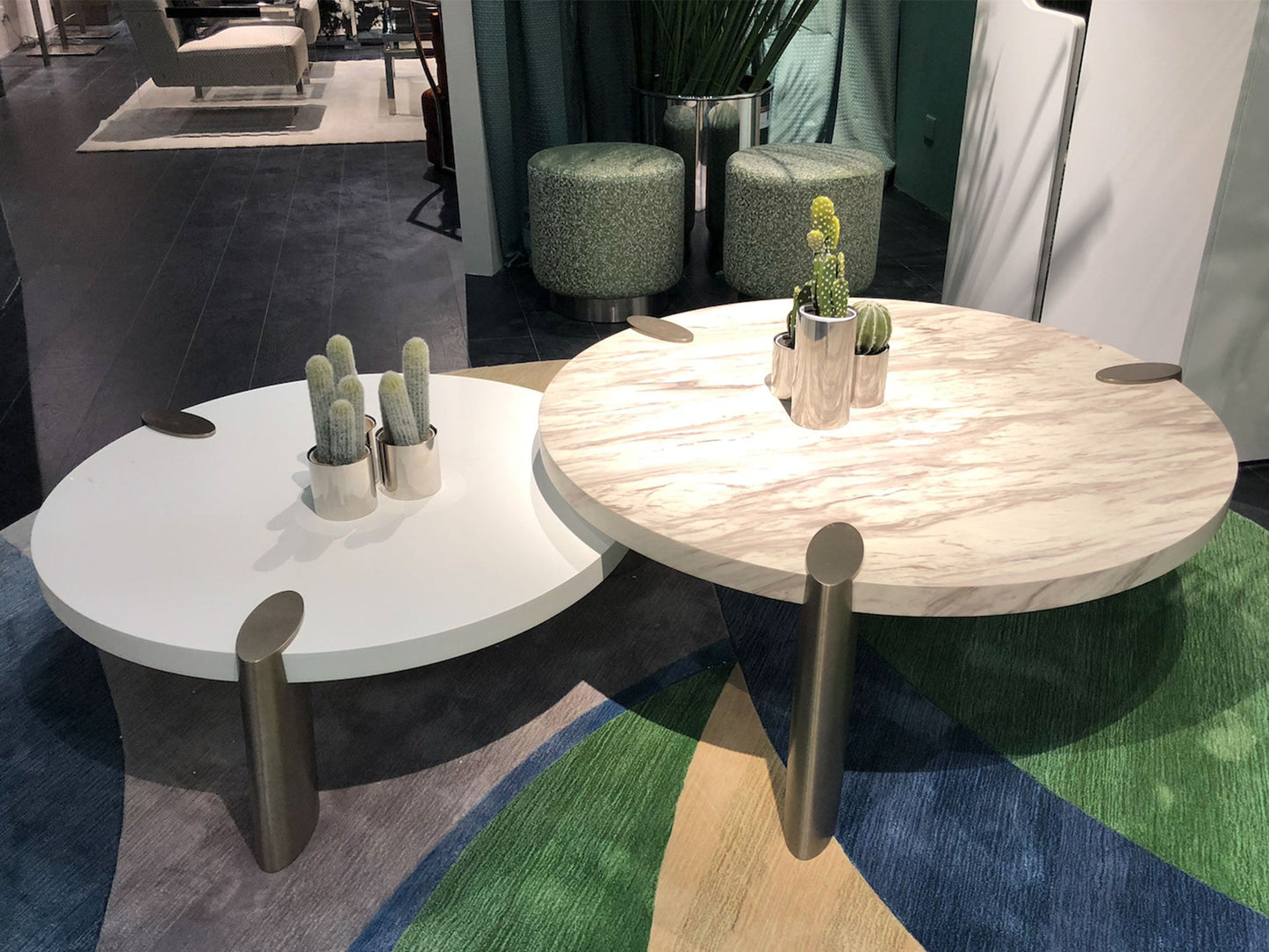 HomeRoots 40 x 40 x 13 Matte White Finish Coffee Table