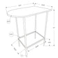 HomeRoots 41" End Table With Black and Gray Finish