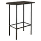HomeRoots 41" End Table With Black and Gray Finish