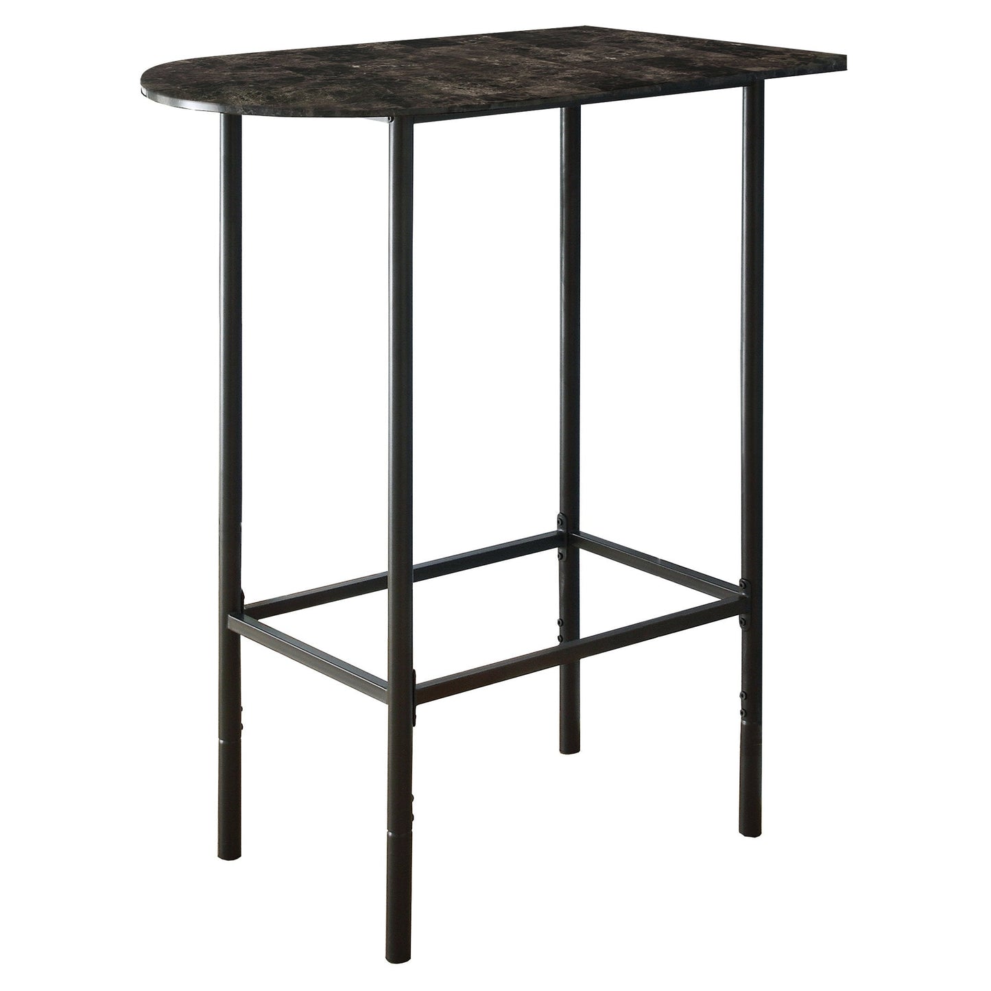 HomeRoots 41" End Table With Black and Gray Finish