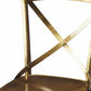 HomeRoots 42" Bar Stool in Antique Gold Finish