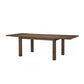 HomeRoots 42" x 96" x 30" Wood Dining Table in Dark Oak Finish