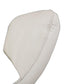 HomeRoots 43" Contemporary Leather Lounge Chair in White Finish