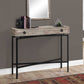 HomeRoots 43" Cross Leg Console Table With Taupe and Black Finish