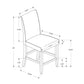 HomeRoots 45" X 35.5" X 80" Brown Leather Counter Height Dining Chair in Set of Two