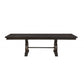HomeRoots 45" x 104" x 30" Wood Dining Table in Rustic Walnut Finish