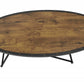 HomeRoots 46' x 23' x 15' Weathered Dark Oak Coffee Table