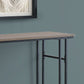 HomeRoots 47" Frame Console Table With Storage in Taupe and Black Finish
