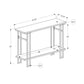 HomeRoots 47" Frame Console Table With Storage in Taupe and Black Finish