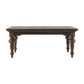 HomeRoots 47" Rectangular Coffee Table in Vintage Gray Brown Finish