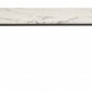 HomeRoots 47" White Faux Marble And Steel Coffee Table With Gold Base Finish