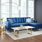 HomeRoots 47" White Faux Marble And Steel Coffee Table With Gold Base Finish