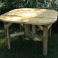 HomeRoots 47" x 47" x 30" Roundabout Table With Natural Wood Finish