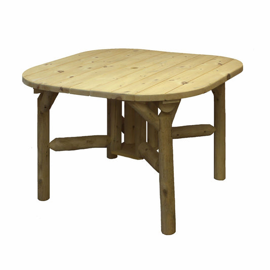 HomeRoots 47" x 47" x 30" Roundabout Table With Natural Wood Finish