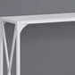 HomeRoots 48" Console Table With Storage in White Finish