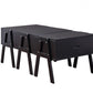 HomeRoots 48" Convertible Coffee Table With Three Drawers in Black Finish