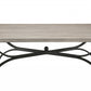 HomeRoots 48" x 24" x 19" 3-Piece Coffee And End Set With Gray Oak And Black Finish