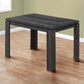 HomeRoots 48" x 32" x 30.5 " Black Reclaimed Wood-Look Dining Table