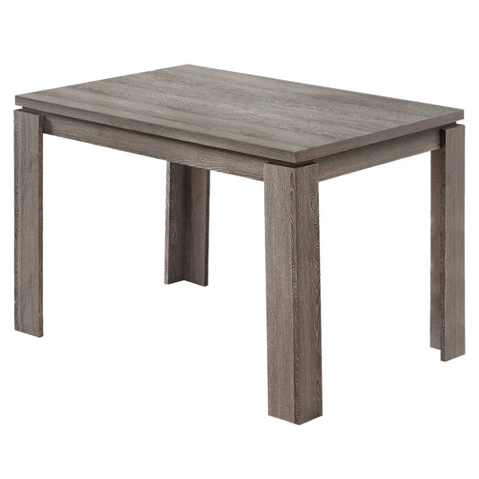 HomeRoots 48" x 32" x 30.5 " Dark Taupe Dining Table