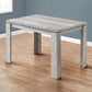 HomeRoots 48" x 32" x 30.5 " Grey Reclaimed Wood-Look Dining Table