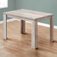 HomeRoots 48" x 32" x 30.5 " Taupe Reclaimed Wood-Look Dining Table