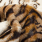 HomeRoots 4.25' x 5' Tiger Faux Hide Rug