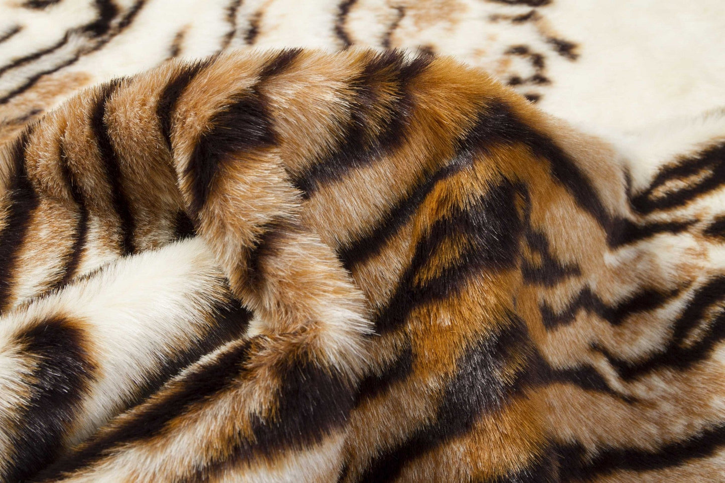 HomeRoots 4.25' x 5' Tiger Faux Hide Rug