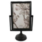 HomeRoots 4x6 Black Metal Pedestal Frame