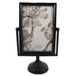 HomeRoots 4x6 Black Metal Pedestal Frame