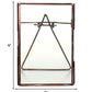 HomeRoots 4x6 Bronze Metal Vertical Glass Frame
