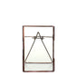 HomeRoots 4x6 Bronze Metal Vertical Glass Frame
