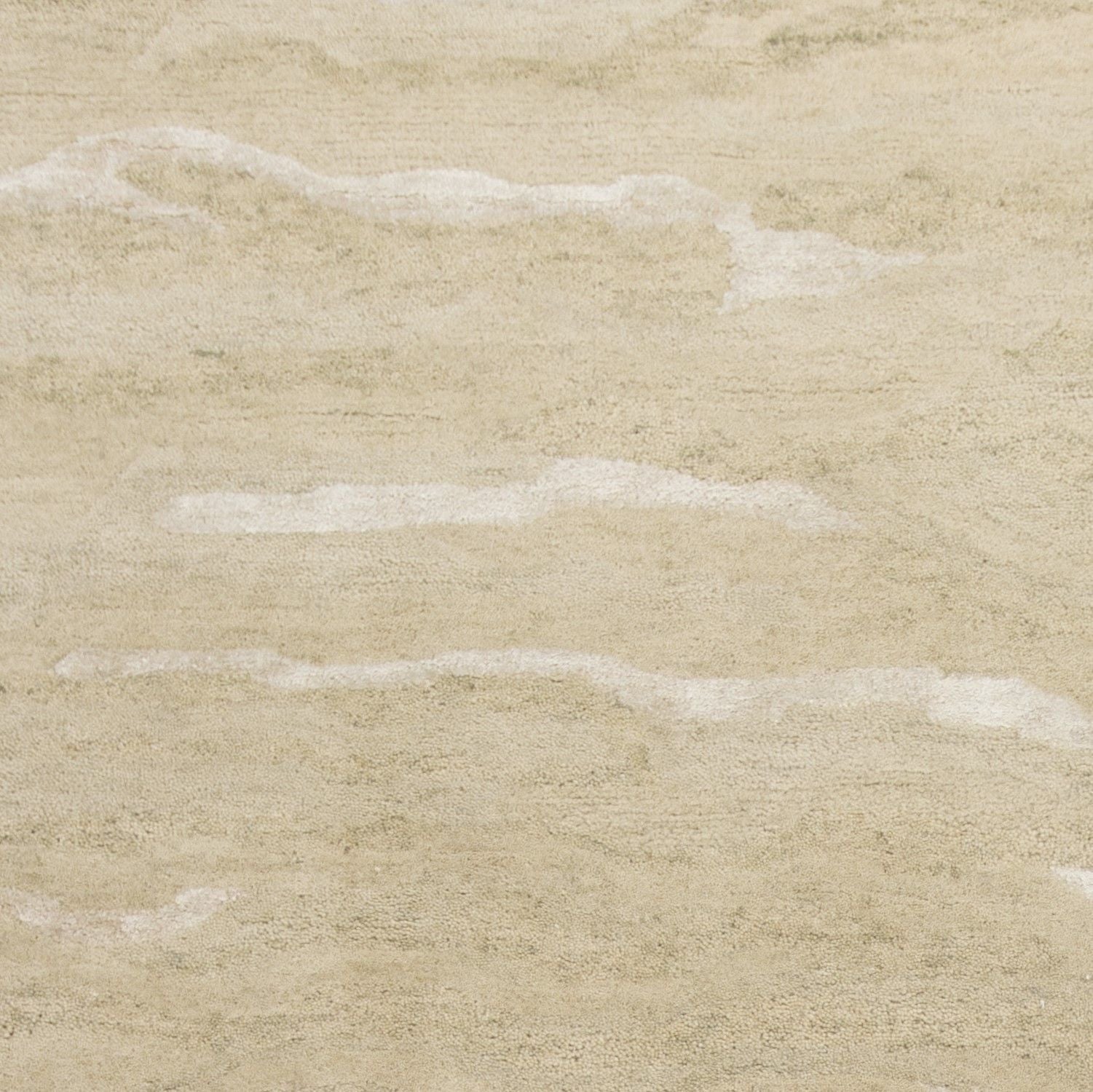 HomeRoots 5 x 7' Beige Hand Tufted Abstract Indoor Area Rug