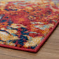 HomeRoots 5' x 7' Brown and Blue Collision Area Rug